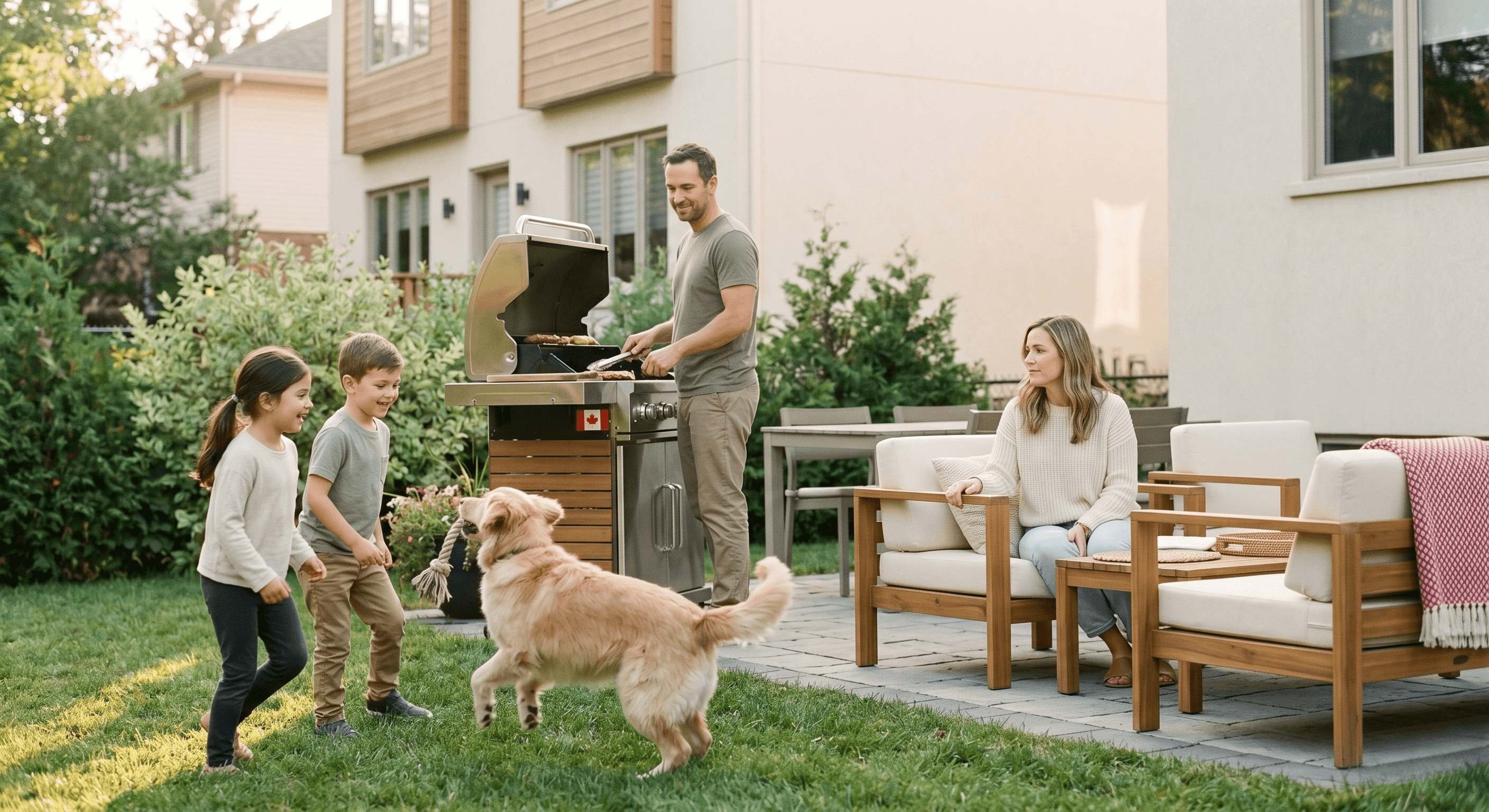 ying a BBQ in a home that they are building equity in